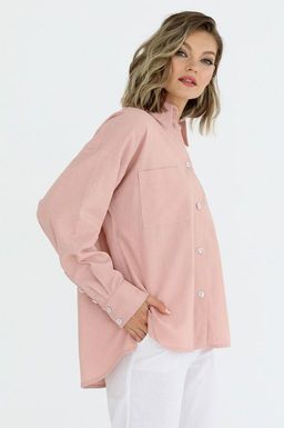 Рубашка со сборкой по спинке - Looklikecat фото 3