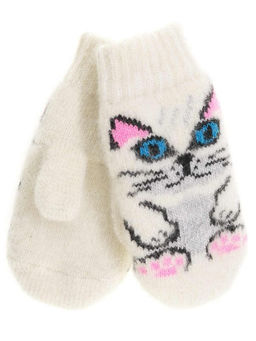 Варежки детские круговые Котёнок 0324-1