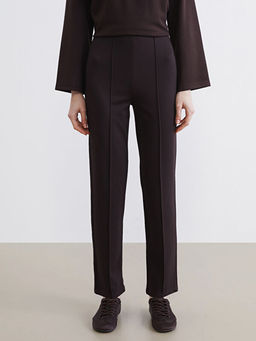 Y?ksek Bel Slim Fit Kad?n Pantolon