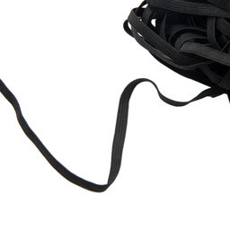 Лента эластичная Gamma 0008 Ч 8 мм 100 м вязаная черный