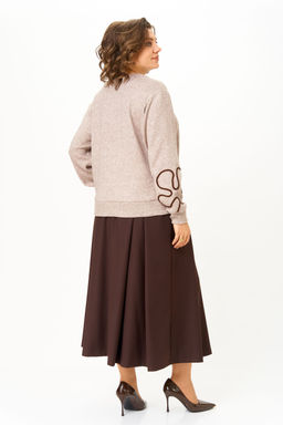 Костюм Lars Style 1172W-Р бежевый, коричневый