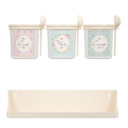 Набор емкостей Ассорти 0,7л (на полке)(бежевый) М8683 - Альтернатива фото 3