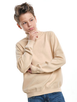 Джемпер (водолазка) 33-12240 бежевый