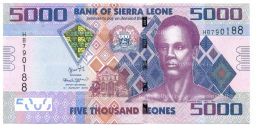 Банкнота 5000 леоне 2015 года Сьерра-Леоне