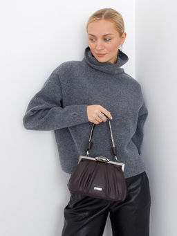 Сумка 2242S coffee Velina Fabbiano-Safenta