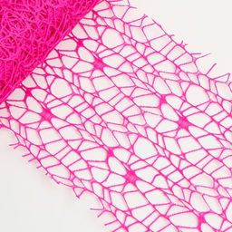 Сетка для творчества «Паутинка. Малиновая», намотка 4.5 м, 6×6×14 см