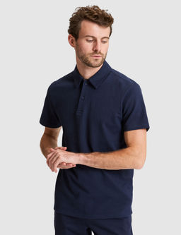 Lacivert Slim Fit Polo Yaka Ti__rt