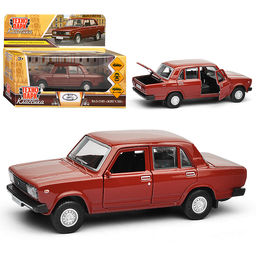 Машина металл LADA ВАЗ-2105 1997 12 cm, (двери, багаж, романс.)инерц., в коробке