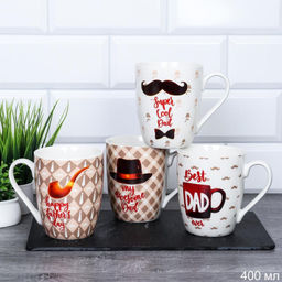 Кружка 400 мл Мужская / K5189 /уп 12/72/
