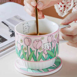 Кружка Cat in flowers - Купи слона фото 3