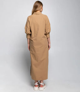 Платье #ОКТ035010, бежевый