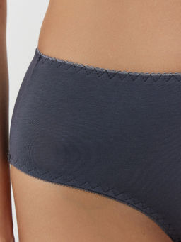 Цена за 2 штуки! Трусы макси женские серые