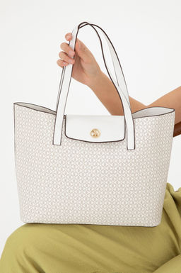 Женская белая сумка через плечо Неожиданная скидка в корзине
