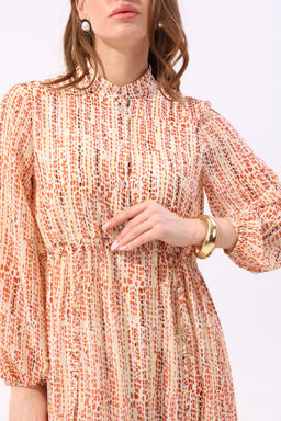 Платье NIKVA н939-1 песочный фото 4