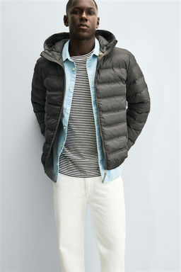 WATER-REPELLENT LIGHTWEIGHT PUFFER JACKET - Zara фото 5