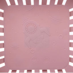 Цена за 3 шт. Сухарница пластиковая "SEGRETO" 24*24*8см пыльная роза