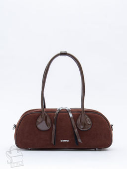 Сумка женская кожаная 91161MSS coffee Velina Fabbiano-Safenta в Новосибирске