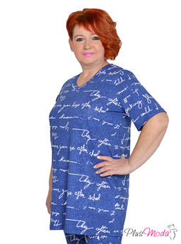 Футболка Модель №1937 размеры 44-84 - Plusmoda фото 4