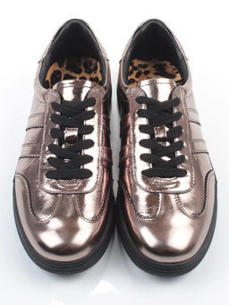 03-B6C-7MS BROWN/BRONZE Кеды женские (натуральная кожа) - Фабричный китай фото 8