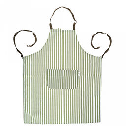 Фартук "Классический" 73х84см "Виши" полоса, с карманом, на завязках, рогожка, хлопок "Премиум" 186г/м2, на картоне, "Домашняя мода" (Россия)