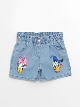 Beli Lastikli Daisy Duck Bask?l? K?z Bebek Jean ?ort