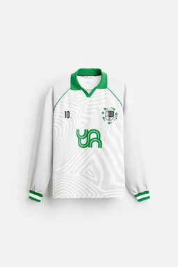 RETRO FOOTBALL POLO SHIRT - Zara фото 7