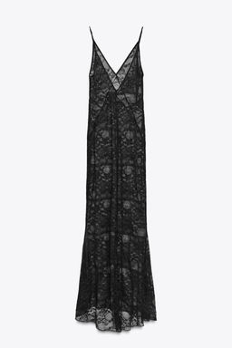 LONG LACE DRESS - Zara фото 16