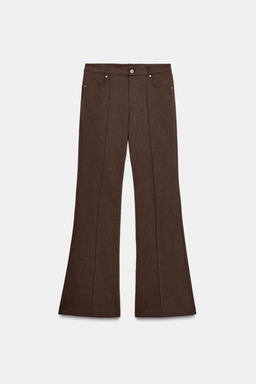 HIGH-WAIST FLARE TROUSERS - Zara фото 7