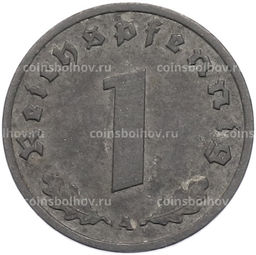 Монета 1 рейхспфенниг 1942 года A Германия
