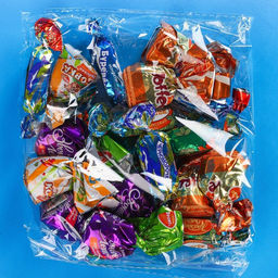 Сладкий детский подарок Новогодняя посылка: конфеты 300 г