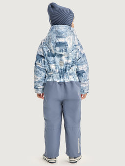 Комбинезон 8м1326 деним/серый