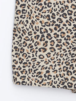 Beli Lastikli Leopar Desenli K?z ?ocuk ?ort Etek - Waikiki фото 2