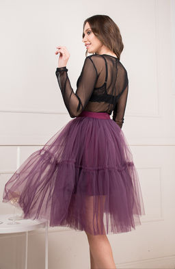 Эффектная блузка черный - Donna saggia фото 3