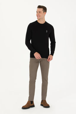 Мужской черный базовый свитер - U.s. polo assn фото 11