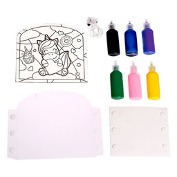 Ночник своими руками «Волшебный единорог», витражный, набор для творчества