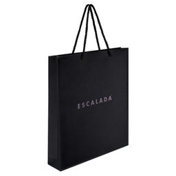 Пакет подарочный, арт. 72697/ 12 ESCALADA ЧЁРНЫЙ (26x30x5 см, крафт-бумага 250 г/м?, цвет чёрный, де