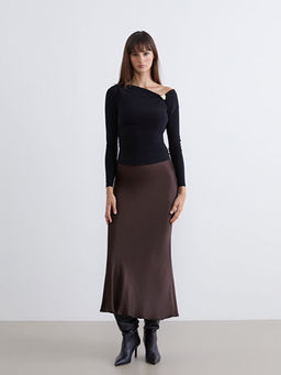 Kay?k Yaka B?zg?l? Bluz