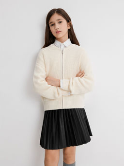 ACOOLA / Кардиган детский для девочек Evita бежевый  фото 4