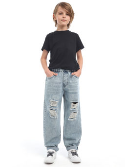 Джинсы-бананы для мальчиков - Синий мир фото 13