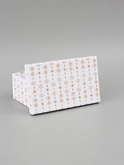 Подарочная коробка новогодняя, набор 9в1 «Снежинки», 12×7×4 - 28×18×11 см