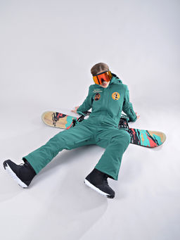Женский зимний сноубордический комбинезон Alpha Endless 222/220730 GRN Изумрудный  фото 17