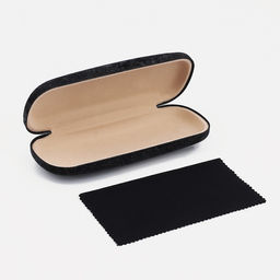 Футляр для очков хлопушка, салфетка, цвет чёрный - Simaland фото 5