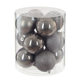 Набор из 12шт Украшение новогоднее "Шар", D9 см, L19 W19 H21,5 см