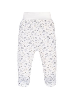 Ползунки короткие молочные серые звезды