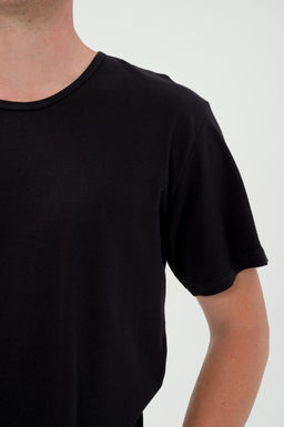 Футболка мужская из кулирки черный - Амадэль фото 6