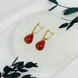 Серьги из Сердолика