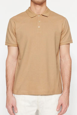 TRENDYOL MAN Beyaz Slim/Dar Kesim Yakas? Cizgili Basic %100 Pamuklu Polo Yaka T-shirt TMNSS20PO0009 - Trendyolmilla фото 47