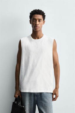 LIGHTWEIGHT TANK T-SHIRT - Zara фото 2
