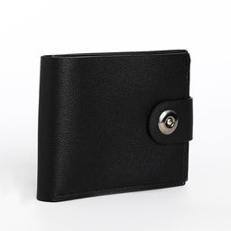 Портмоне мужское на магните, отдел для купюр, для карт, чёрное