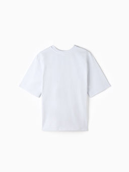 Футболка женская MINAKU: Casual Collection, белая, размер 48